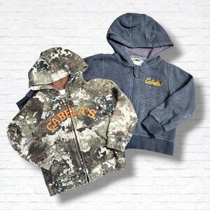 Cabela's Toddler Unisex Zip-Up Hoodie Bundle 2T, 3T